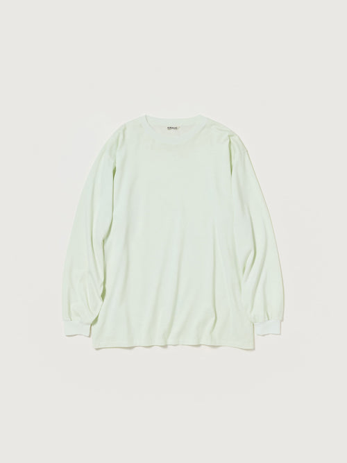 AURALEE LUSTER PLAITING L/S TEE